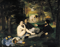 Edouard Manet. Le Dejeuner sur l'herbe, 1863 thumbnail