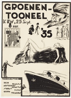 Groenentooneel affiche 1935 thumbnail