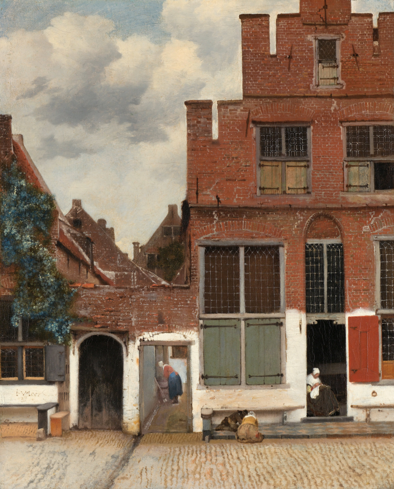 Johannes Vermeer. Street in Delft