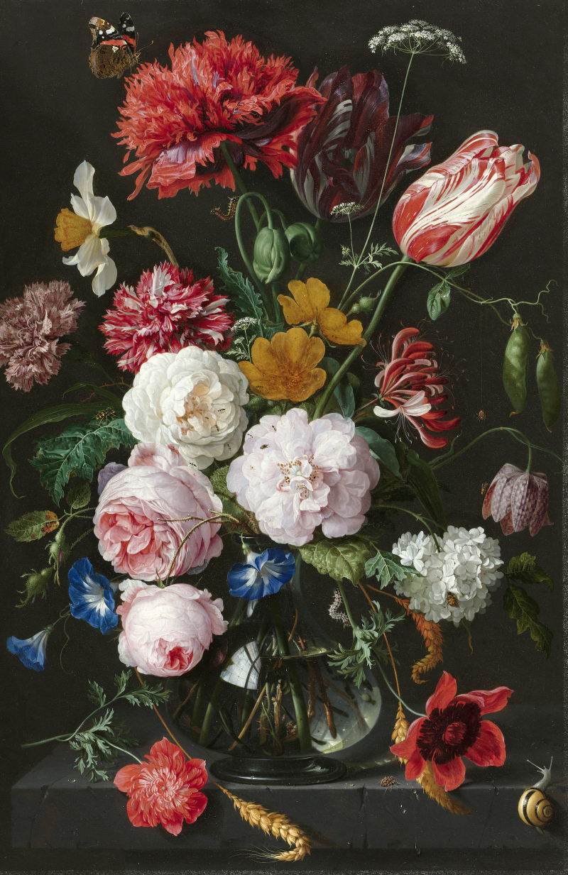 Jan de Heem. Bouquet of Flowers in a Vase