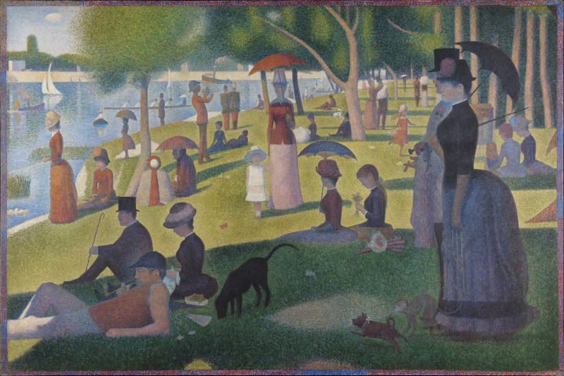 Georges Seurat. A Sunday on La Grande Jatte