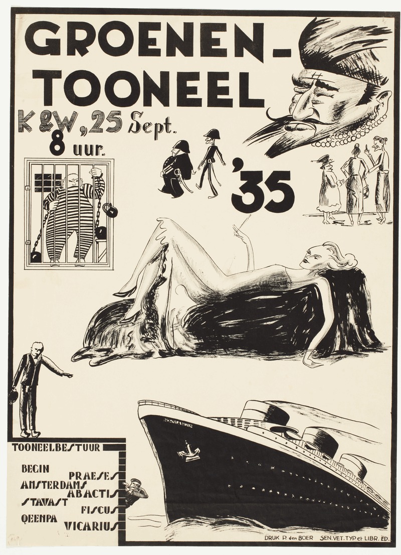 Groenentooneel affiche 1935